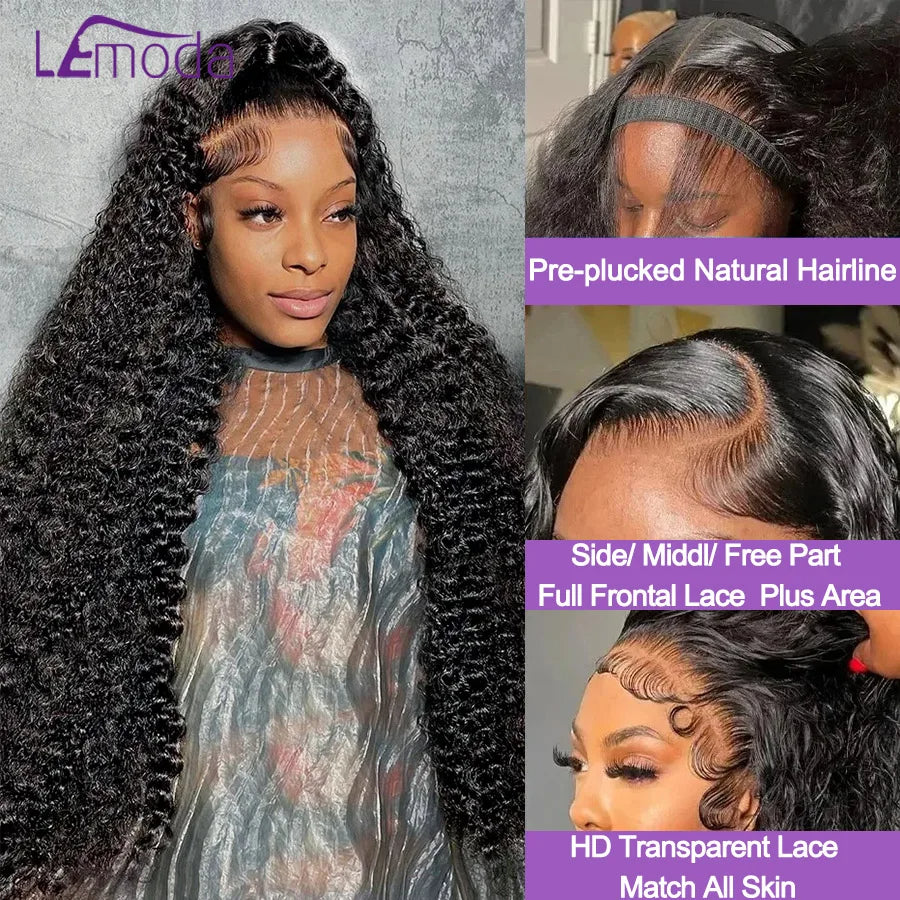 Vente et installation Perruque 13x6 HD – Cheveux Humains Ondulés 250% Lace frontale longue, qualité brésilienne.spécial installation 100$