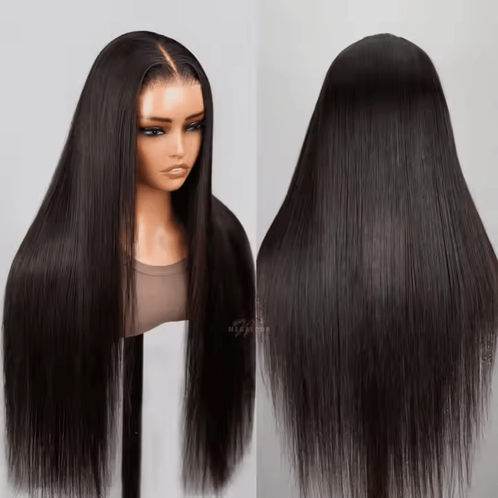 Perruque 13x6 en cheveux humains, prête à porter, avec dentelle HD 5x6 pré-découpée, sans colle.16 pouces disponible  offre spéciale installé 70$