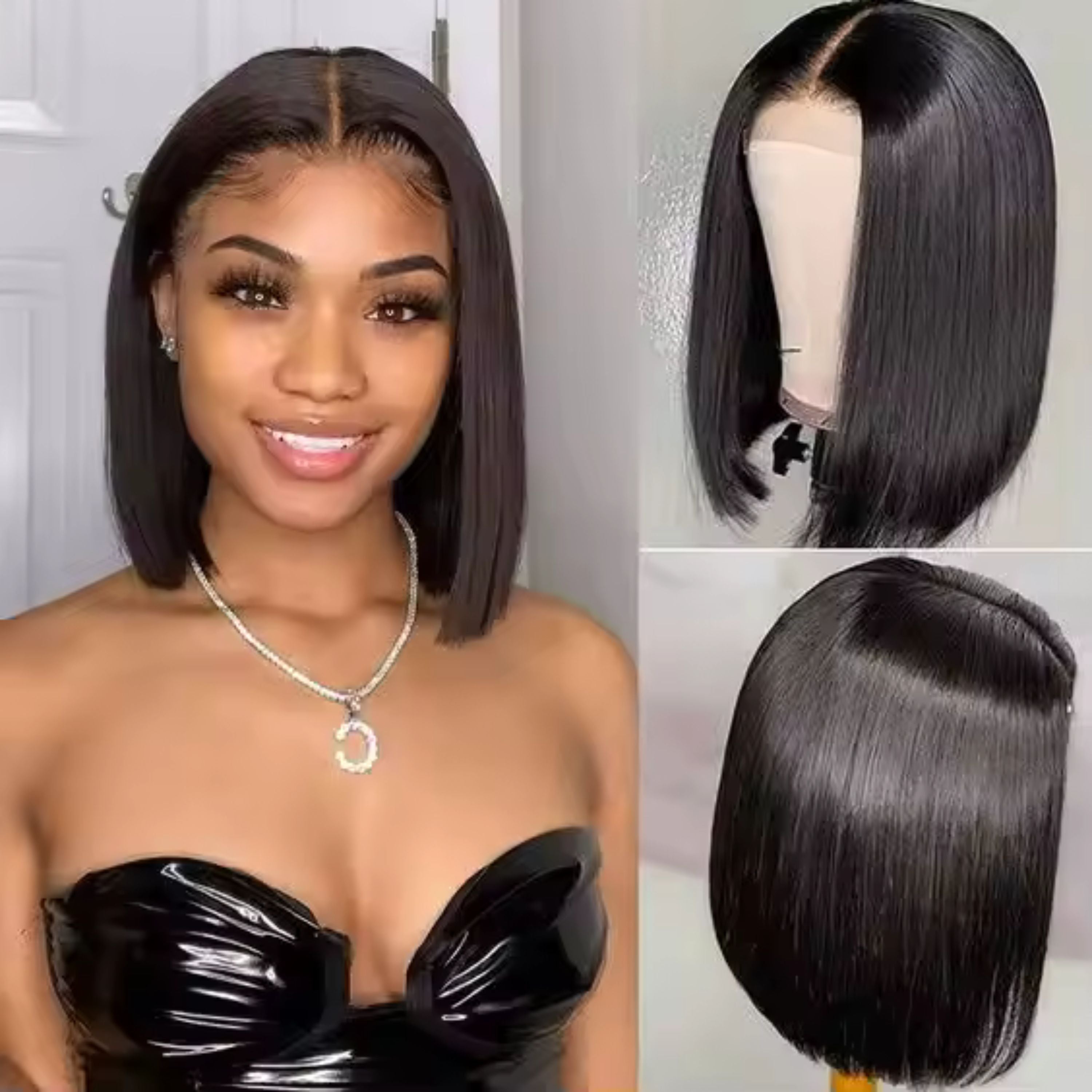 Perruque avant en dentelle de cheveux humains prix usine en gros cuticule alignée non transformée 13*4 4*4 cheveux brésiliens vague d'eau crépus bouclés