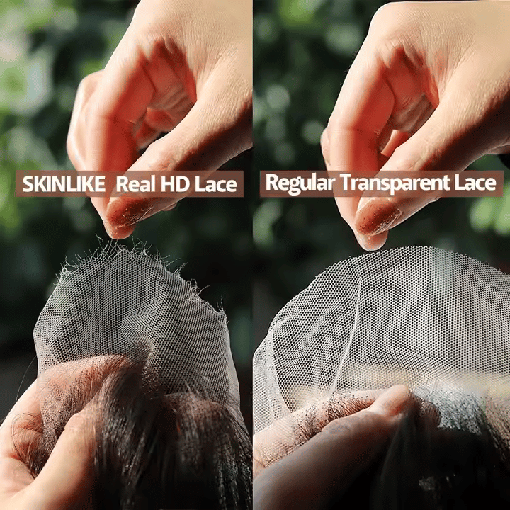 Perruque 13x6 en cheveux humains, prête à porter, avec dentelle HD 5x6 pré-découpée, sans colle.16 pouces disponible  offre spéciale installé 70$