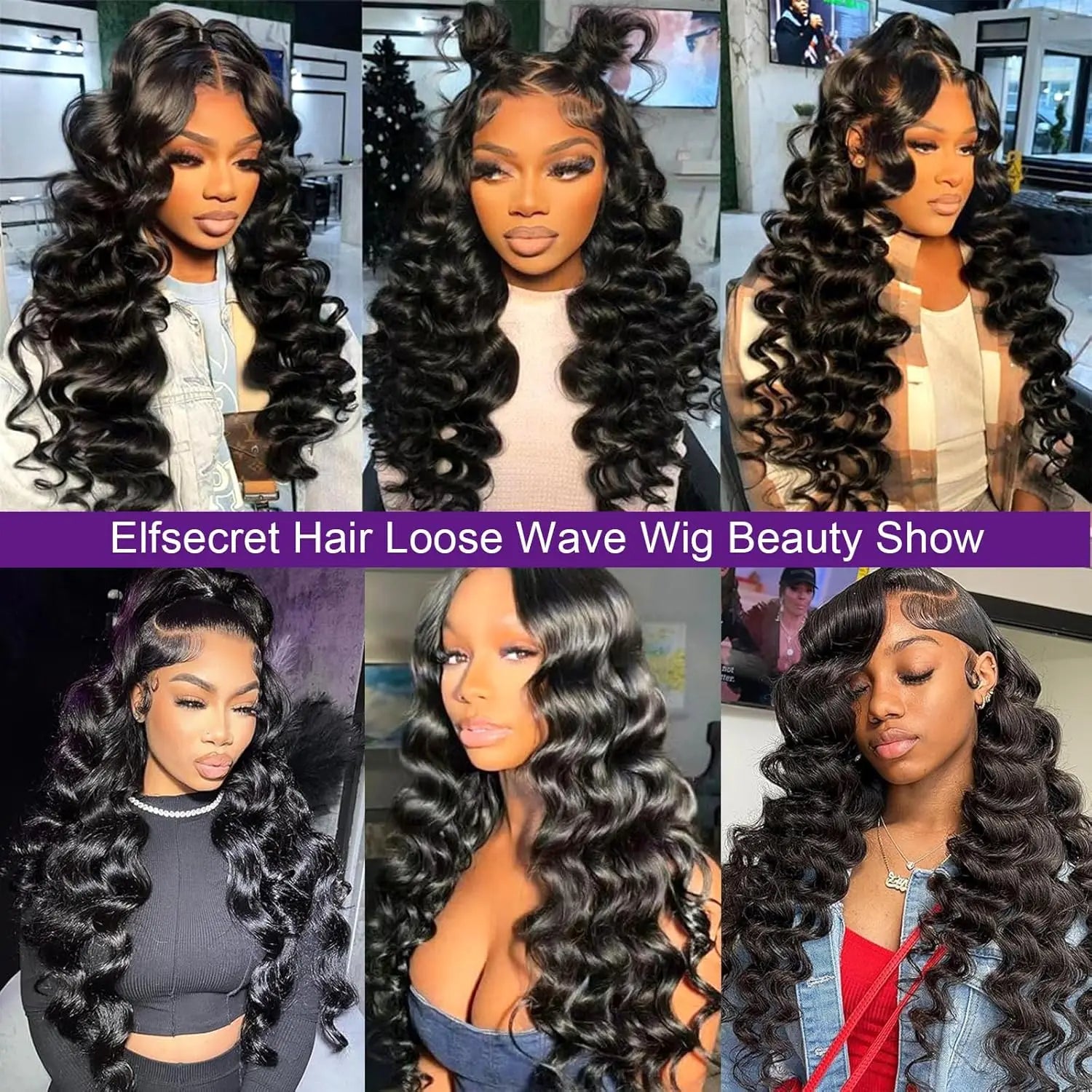 Vente et installation  Perruque Lace Frontal 13x6 – 230% Densité – Loose Deep Wave – Cheveux Humains Bouclés Profonds 100$