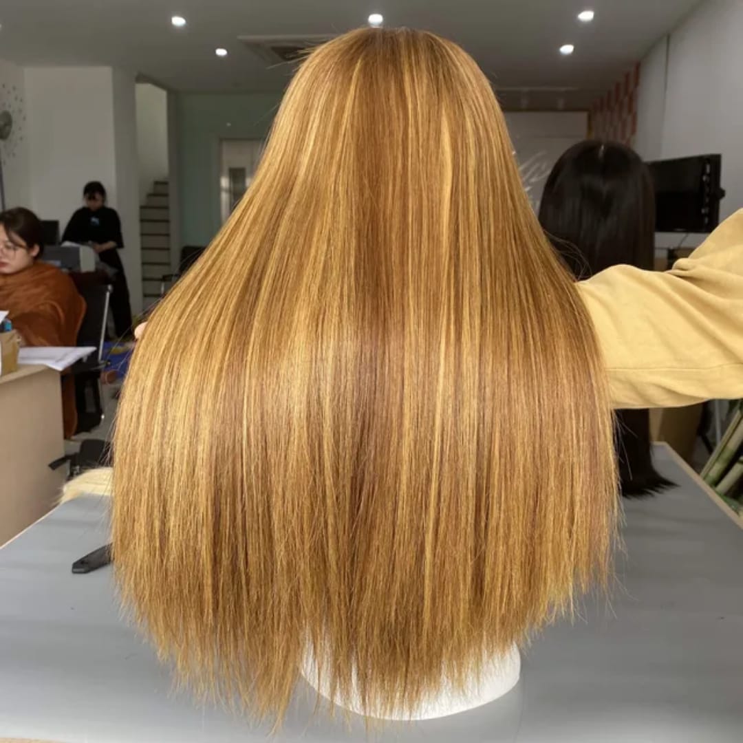 Perruque Lace Front HD Super Double Drawn – Cheveux Humains Lisses Vietnamiens