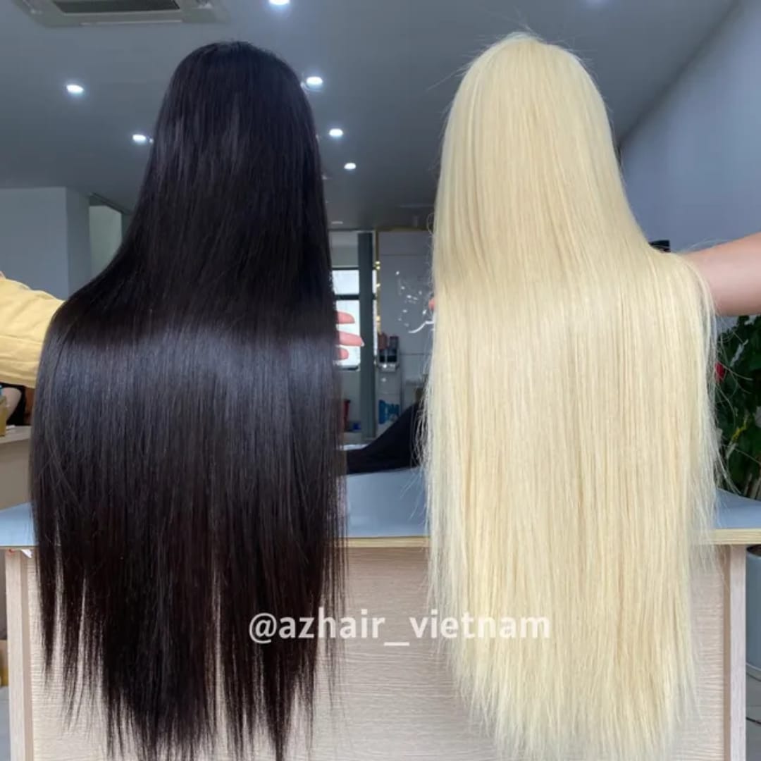 Perruque Lace Front HD Super Double Drawn – Cheveux Humains Lisses Vietnamiens
