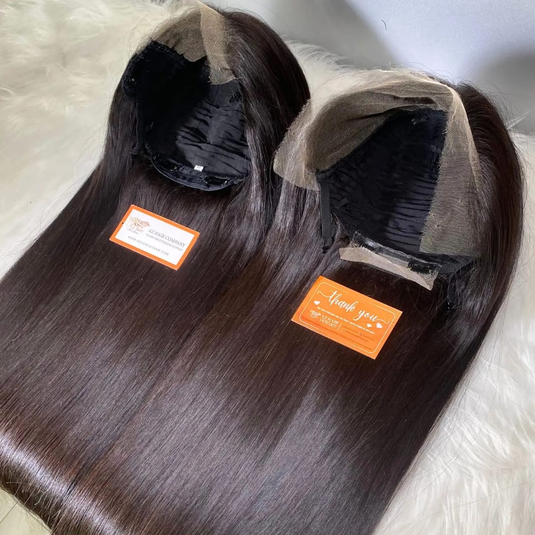 Perruque Lace Front HD Super Double Drawn – Cheveux Humains Lisses Vietnamiens
