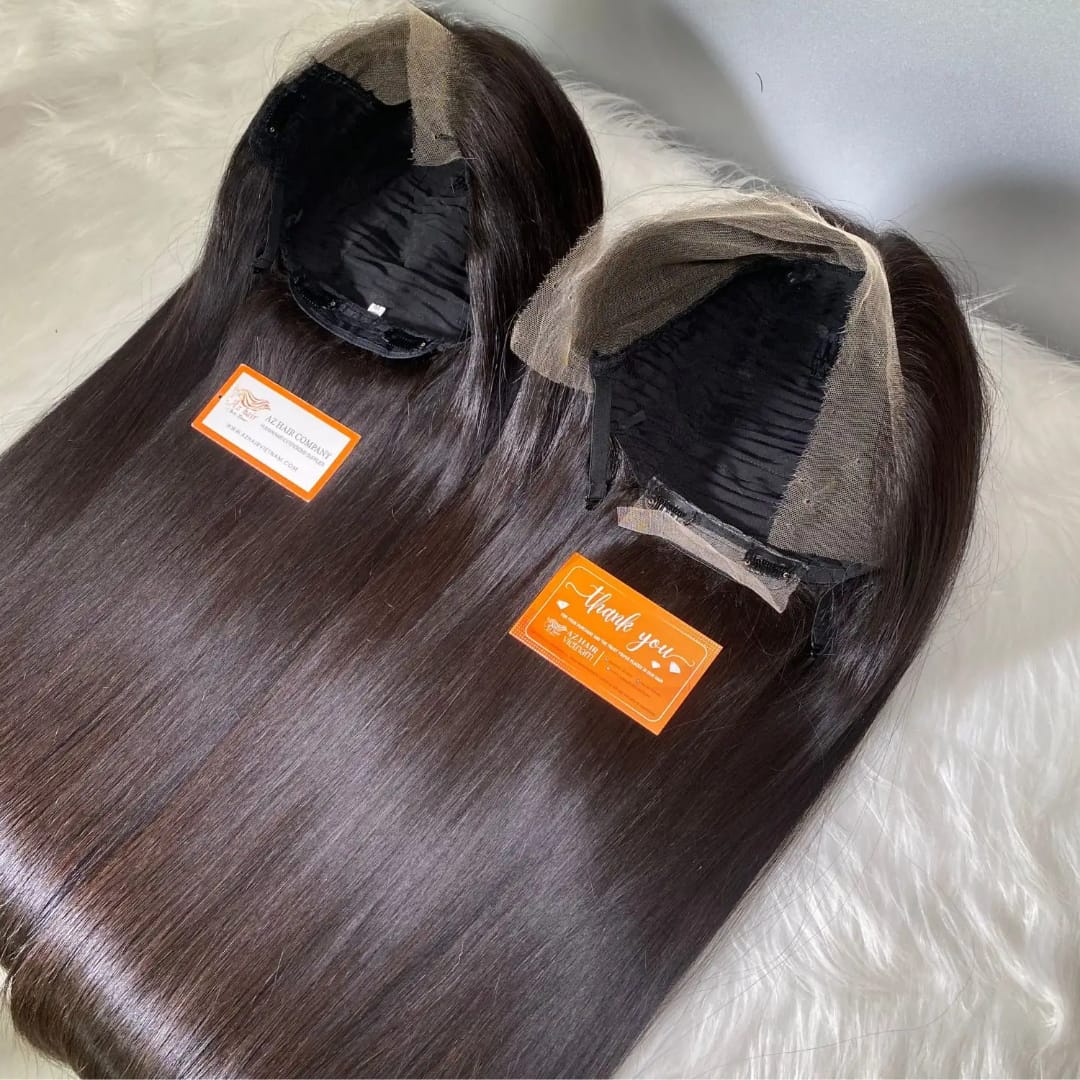 Perruque Lace Front HD Super Double Drawn – Cheveux Humains Lisses Vietnamiens
