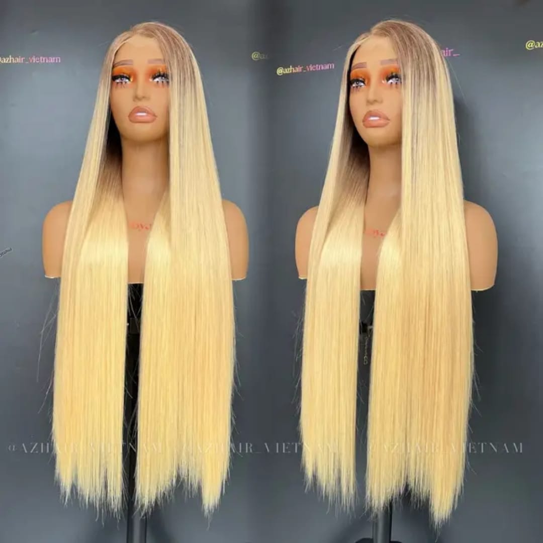 Perruque Lace Front HD Super Double Drawn – Cheveux Humains Lisses Vietnamiens